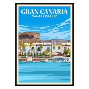 Gran Kanarische Inseln Poster