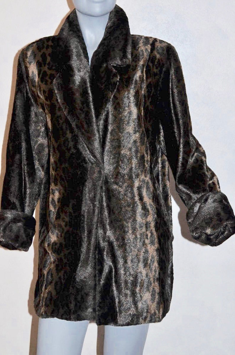 cheetah print fur coat