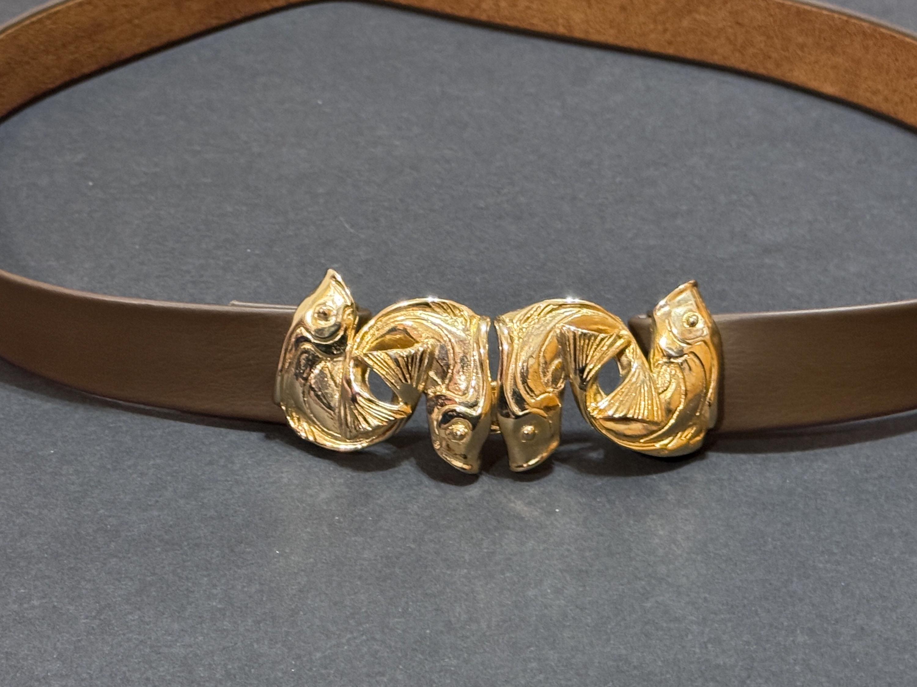 Pisces Belt Buckle - Etsy