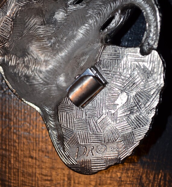 1990s Doreen Ryan Indian elephant Chain belt. Statem… Gem