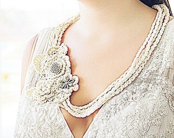 Crochet Pattern - SOC-010 Crochet Necklace