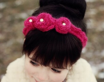 Crochet Pattern - SOC-003 Flower Headband