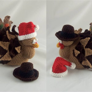 Crochet Pattern 089 Holidurkey Turkey Holiday Decoration image 4