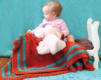 Crochet Pattern - BC-016 Baby Pram Afghan