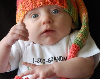 Crochet Pattern SCCO-110 - Cotton Long Elf Hat and Booties