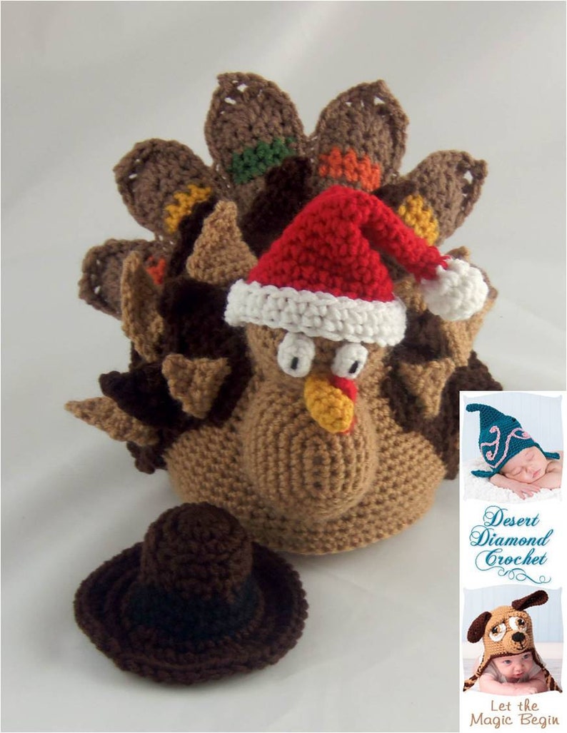 Crochet Pattern 089 Holidurkey Turkey Holiday Decoration image 2