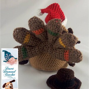 Crochet Pattern 089 Holidurkey Turkey Holiday Decoration image 5