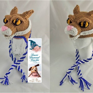 Crochet Pattern 079 University of Kentucky Wildcat Hat All Sizes image 5