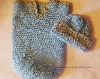 Crochet Pattern SCCO-107 - Easy Beginner Cocoon Set