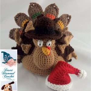 Crochet Pattern 089 Holidurkey Turkey Holiday Decoration image 1