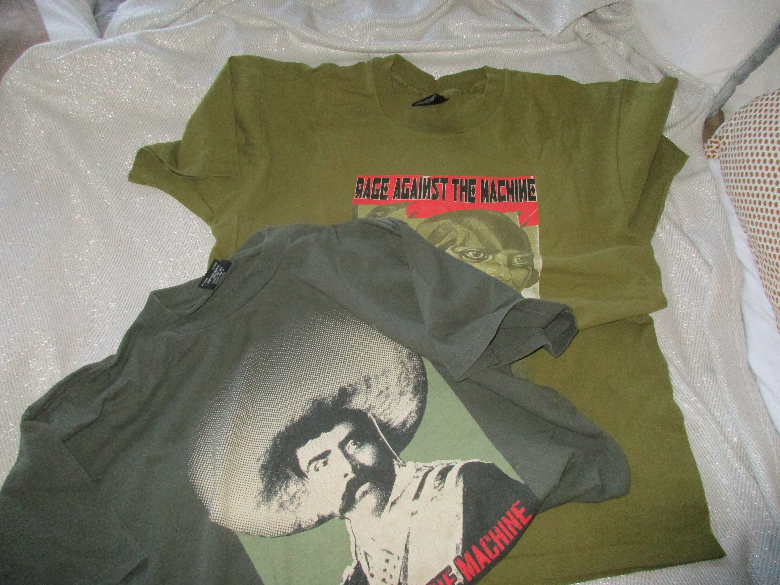 【5/9迄限定SALE】90s rage against the machine 90'S RAGE Against THE MACHINE Xl Giant Green Ratm Original