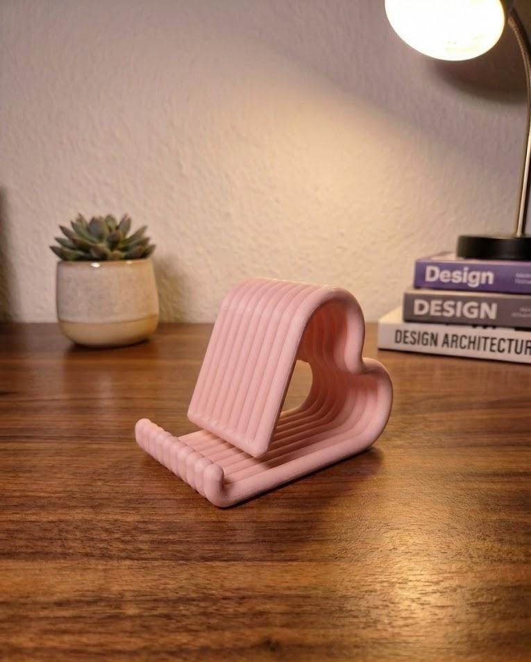 Supporto Magnetico Pieghevole Per Kindle E Smartphone – Impugnatura E Stand Con Fiocco Rosa, Compatibile Con Tablet