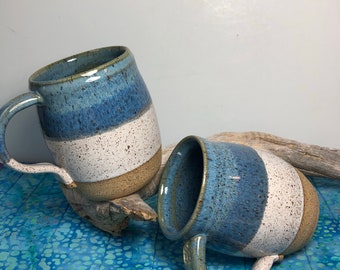 Ocean Pottery Mug, colors of the ocean!