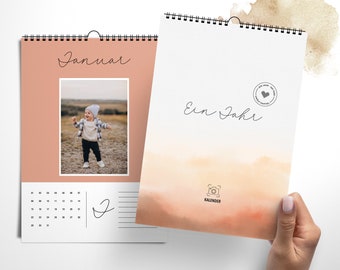 A4 / Foto IW - DIN A4 Fotokalender Desert Mood immerwährend I ohne Jahr | Wandkalender zum selbst gestalten