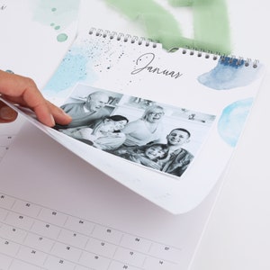 DIN A4 Immerwährender Fotokalender Forever Kalender Happy Spot ohne