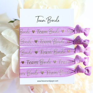 JGA bracelets Team Bride PURPLE as an accessory for weddings and bachelor parties image 5