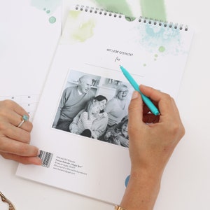 DIN A4 Immerwährender Fotokalender Forever Kalender Happy Spot ohne