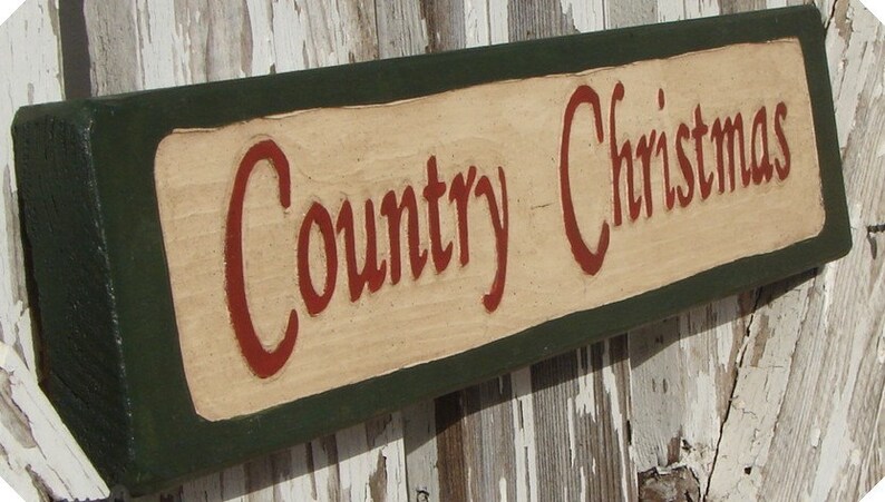Country Christmas sign