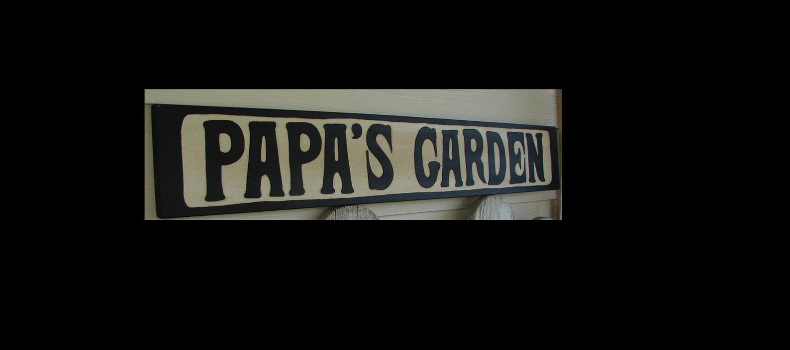 Papa’s Garden sign | Etsy