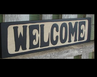 Welcome sign