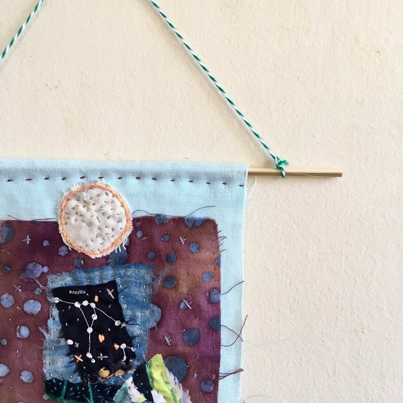 Path and House wall hanging