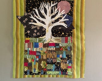 Matriarch Tree Quilt Wallhanging