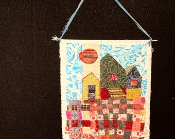 Woven Ground Village Wall-hanging