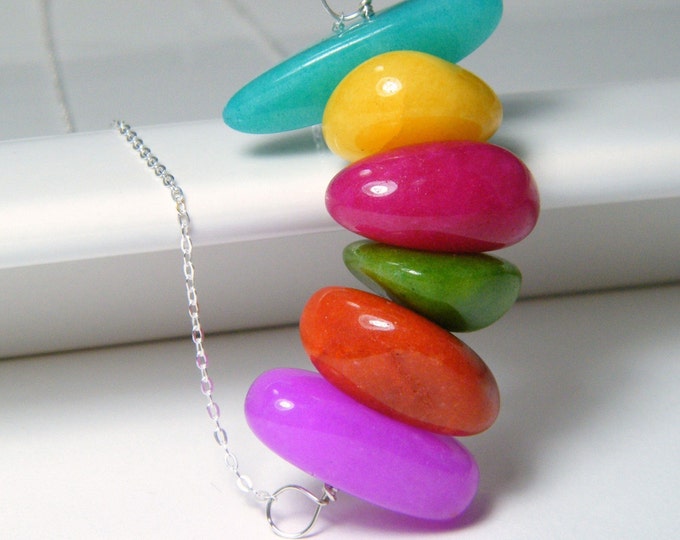 Jelly Bean Necklace Etsy