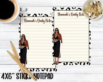 Custom Post-it® Note Pads, Personalized Sticky Notes, Office Supplies Stationery , Customized Memo Pad, Gift for Coworker, gift for her wife