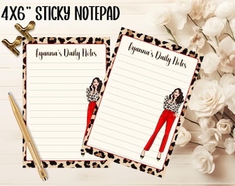 Personalized Office Post-it® Note Pads, Custom Sticky Notepads, Desk Memo Pad Gift for her wife Stationery Supplies for office Gift Teacher