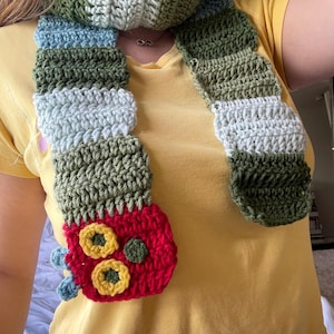 a very hungry caterpillar scarf