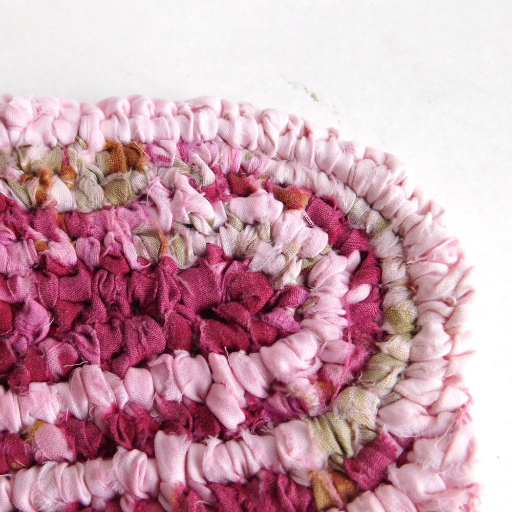 Handmade Miniature Amish Knot Toothbrush Rug - Dollhouse Rug Recycled ...