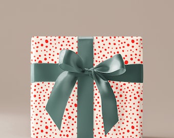 Papier d'emballage cadeau : mouchetures | Papier d’emballage cadeau | Mignon | Vacances | Noël | Anniversaire