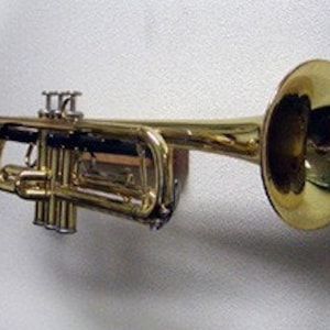 Standard Mounts for Trumpets and Cornets Display, Aged Stain (Made in the USA)