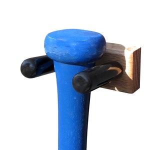 Vertical Wall Mount for a Baseball Bat (Made in The USA) (Oak)