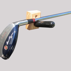 Horizontale Golf Club Mount, Oak (Made in The USA)