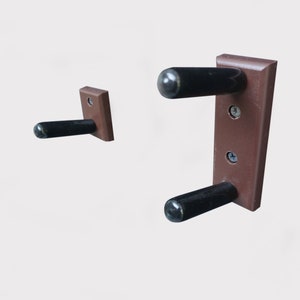 Horizontal Wall Mount for a Musket Rifle, Brown (Made in The USA)