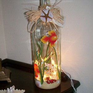 Under the Sea Lighted Bottle