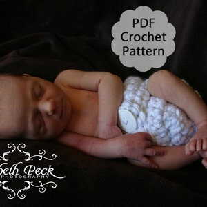 Infant Diaper Cover Crochet Pattern in Two Sizes INSTANT DOWNLOAD image 3