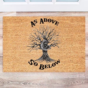 Pagan Doormat, Seasonal Witch Decor, Funny Outdoor Welcome Mat, Gothic Entryway Gift, Housewarming Present