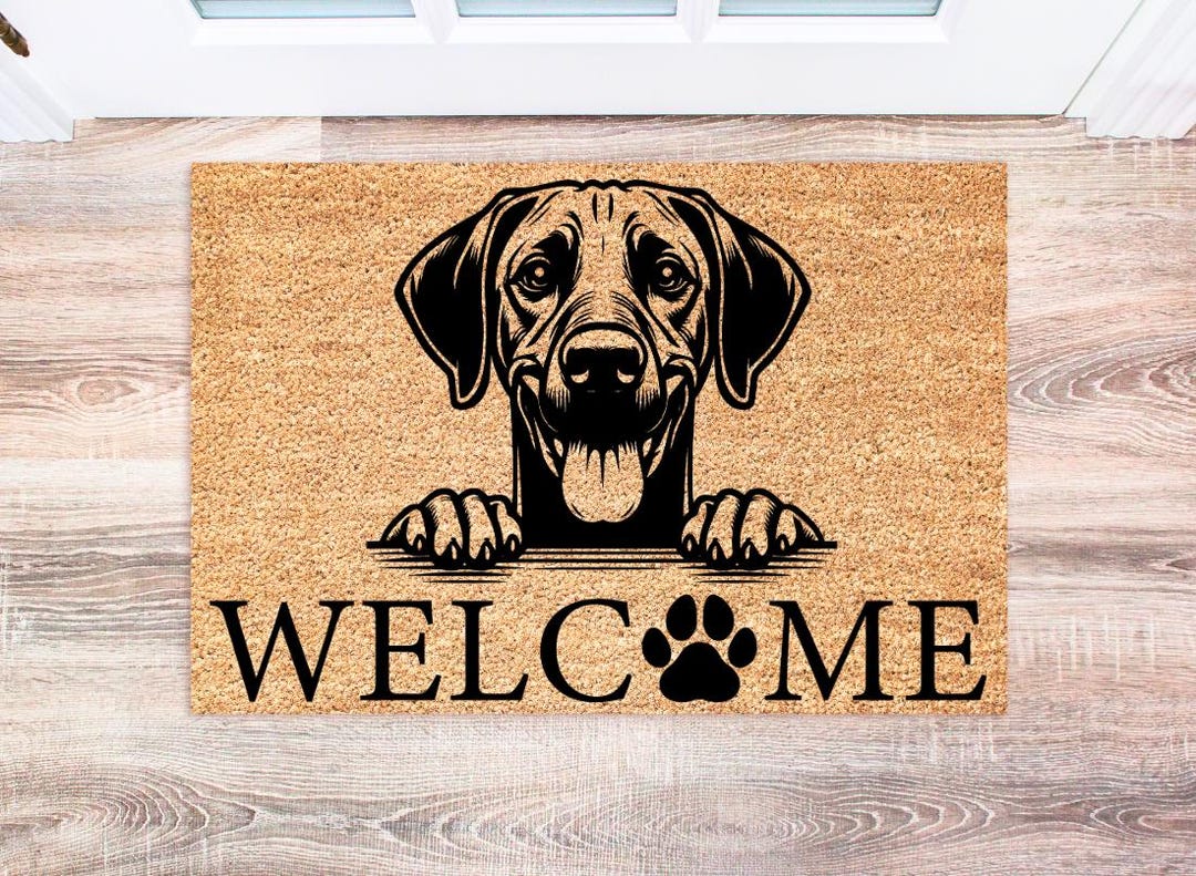 Rhodesian Ridgeback Doormat, Dog Mat for Home Decor, Gift for Dog ...