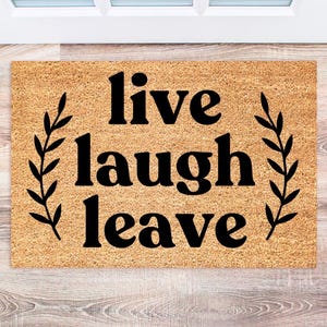 Welcome Door Mat, Custom Message Doormat, Housewarming Gift, Front Door Decor, Personalized Welcome Mat
