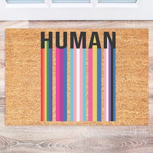 Housewarming Gift | Welcome Mat | Gay Wedding Gift | Outdoor Rug | Gift For Gays | Gay Lesbian Gift | Pride Doormat | Lgbtq Doormat