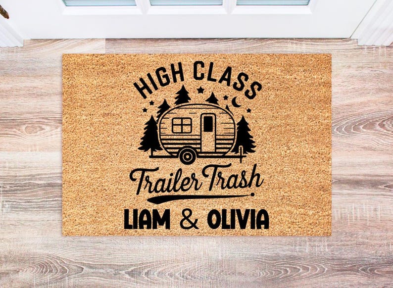 RoyalWelcomeMats Custom Name Doormat
