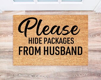 Welcome Door Mat, Custom Message Doormat, Housewarming Gift, Front Door Decor, Personalized Welcome Mat