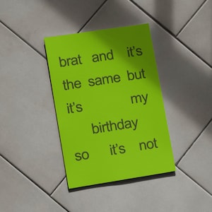Invitation d'anniversaire modifiable pour enfant d'âge mûr, invitation d'anniversaire pour adulte, vert lime, invitation d'anniversaire Charli XCX, invitation à une fête du club, 21e anniversaire, toile pour enfant