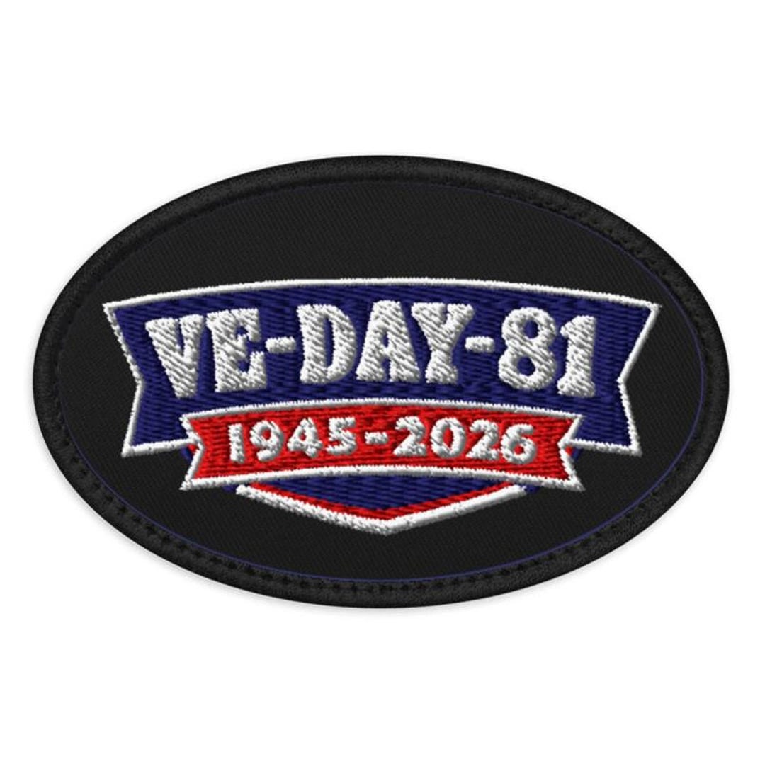Army 81 Rd Patch Vector VE Day 81st Victory Anniversary Embroidered Patches – Premium Military ...