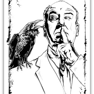 Poster Print 18x24 Alfred Hitchcock Master of - Etsy