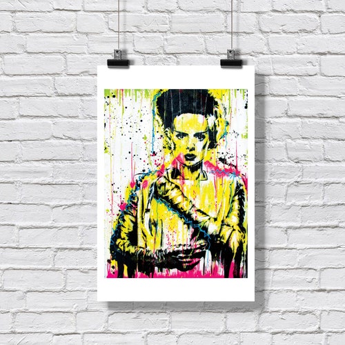 Print 18x12 Bride of Frankenstein Elsa Lanchester - Etsy