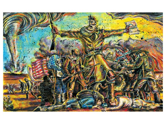 TRAGIC PRELUDE CURRY REPRINT 13/" x 19/" POSTER
